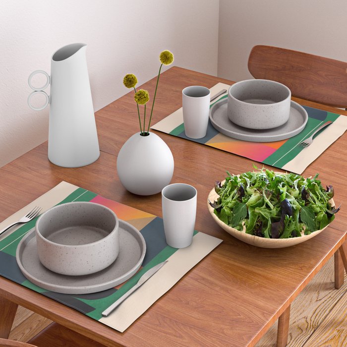 Geometric Abstraction 109 Placemat Gallery Image 2