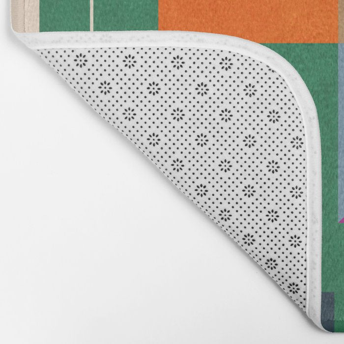 Geometric Abstraction 109 Bath Mat Gallery Image 2