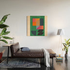 Geometric Abstraction 109 Wood Wall Art Gallery Image 2