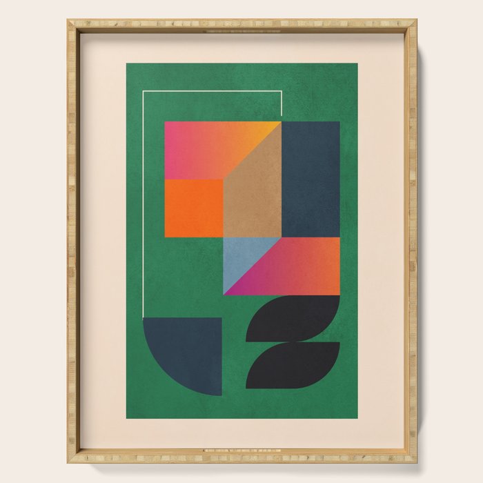 Geometric Abstraction 109 Serving Tray Gallery Image 1