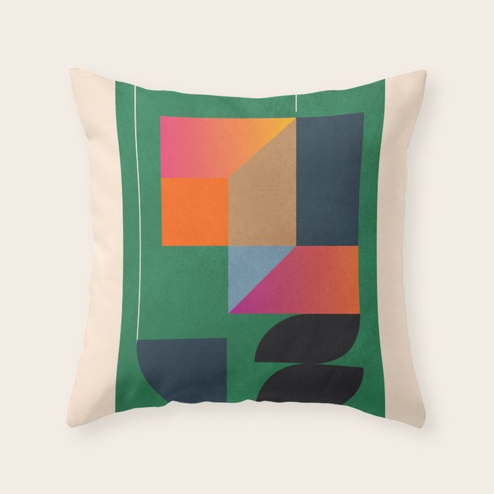 Geometric Abstraction 109 Throw Pillow Gallery Image 6
