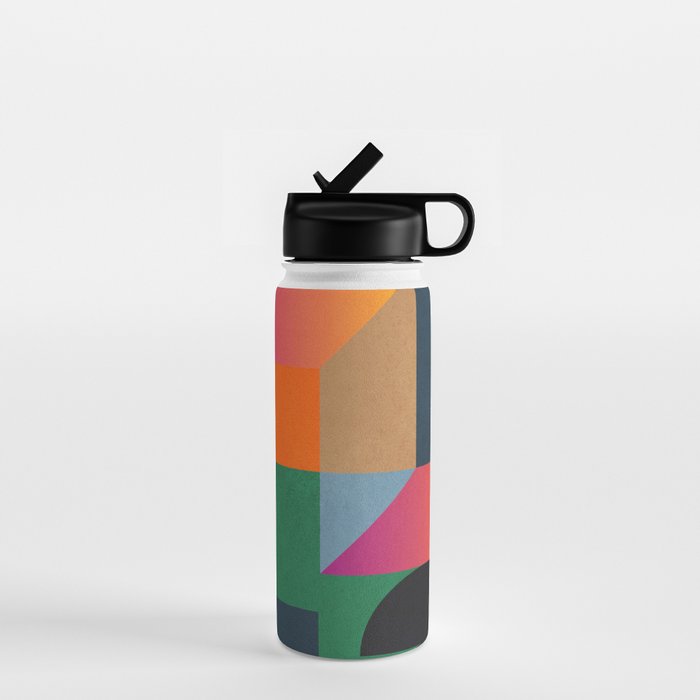 Geometric Abstraction 109 Water Bottle Gallery Image 1