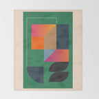 Geometric Abstraction 109 Throw Blanket Gallery Image 2