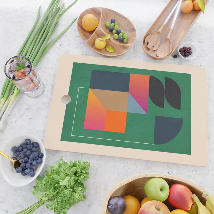 Geometric Abstraction 109 Cutting Board Gallery Image 2