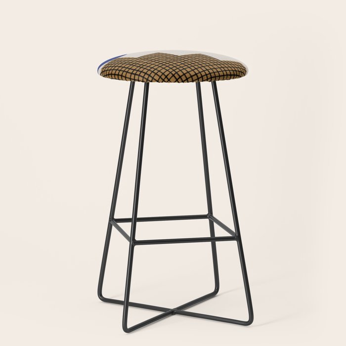 Blue Circle #2 Stool Gallery Image 1