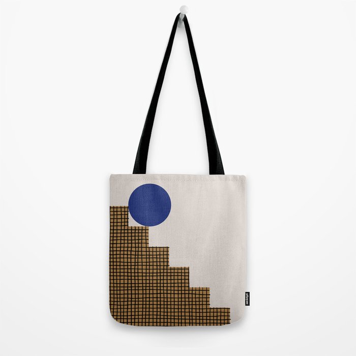 Blue Circle #2 Tote Bag Gallery Image 2