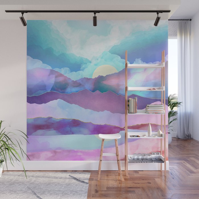 Opal Mountains Wall Mural Gallery Image 1