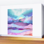 Opal Mountains Wall Mural Gallery Image 2