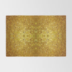 Deep gold glass mosaic Rug Gallery Image 2