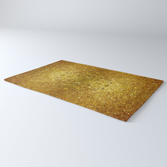 Deep gold glass mosaic Rug Gallery Image 3