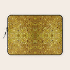 Deep gold glass mosaic Laptop Sleeve Gallery Image 1