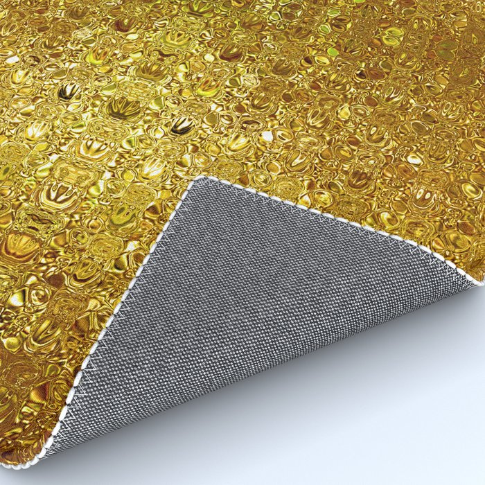 Deep gold glass mosaic Rug Gallery Image 4