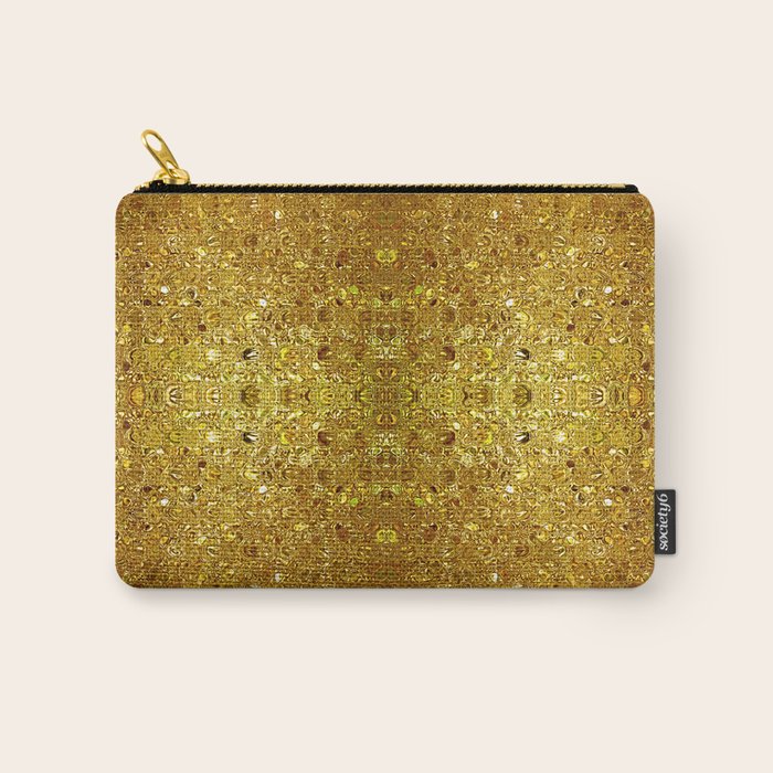 Deep gold glass mosaic Carry All Pouch Gallery Image 1