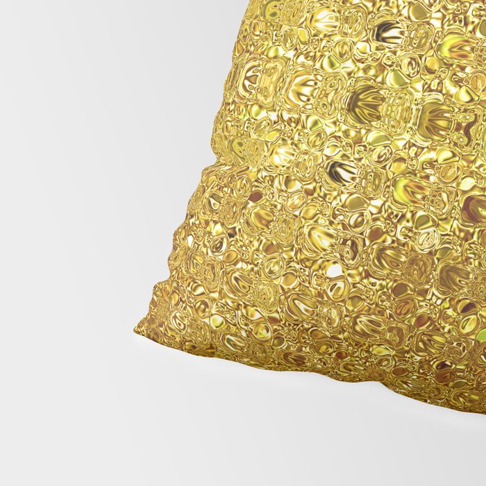 Deep gold glass mosaic Pillow Sham Gallery Image 4