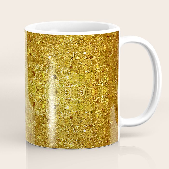 Deep gold glass mosaic Coffee Mug Gallery Image 1