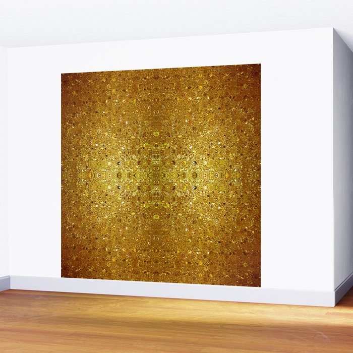 Deep gold glass mosaic Wall Mural Gallery Image 2