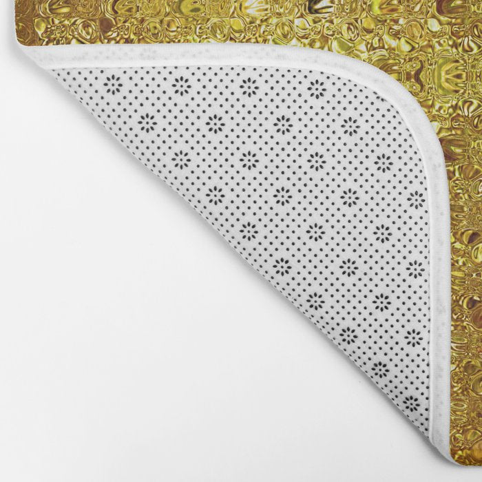 Deep gold glass mosaic Bath Mat Gallery Image 2