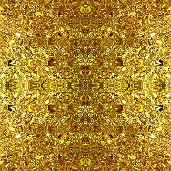Deep gold glass mosaic Coffee Mug Gallery Image 2