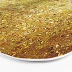 Deep gold glass mosaic Bath Mat Gallery Image 3