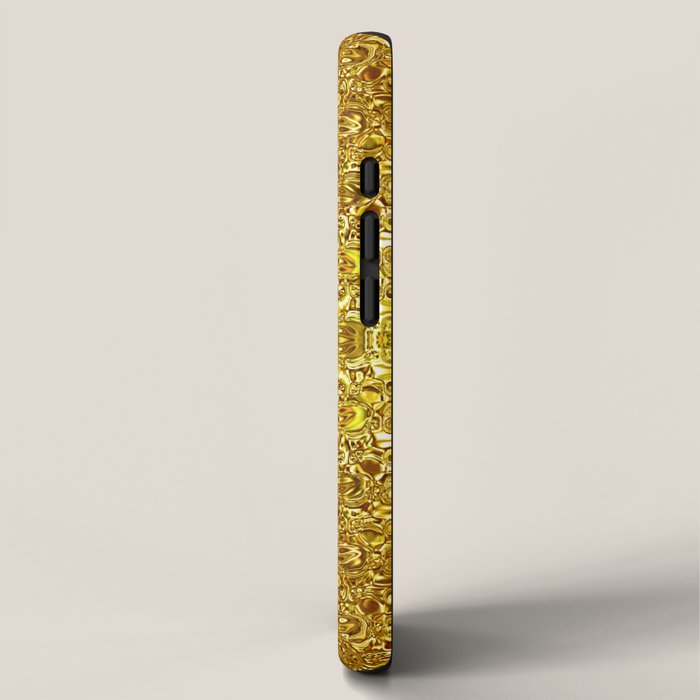 Deep gold glass mosaic iPhone Case Gallery Image 2