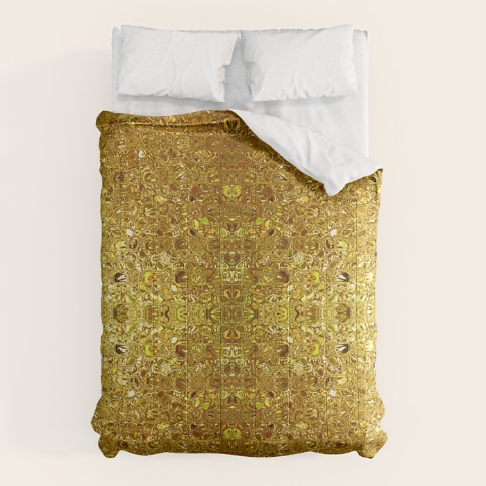 Deep gold glass mosaic Comforter Gallery Image 6