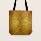 Deep gold glass mosaic Tote Bag Gallery Image 1