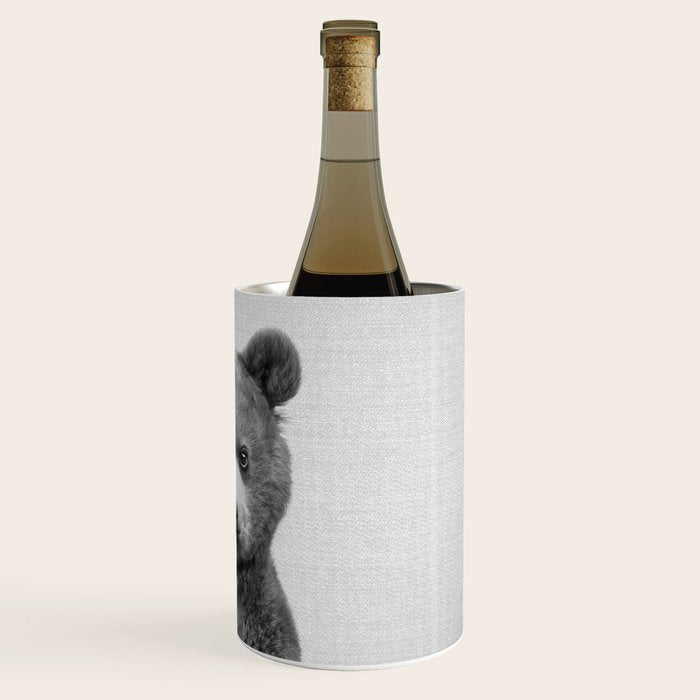 Baby Bear - Black & White Wine Chiller Gallery Image 3