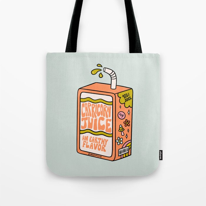 Capricorn Juice Box Tote Bag Gallery Image 1