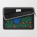 Summer Bloom: Midnight Rain Forest Laptop Sleeve Gallery Image 2