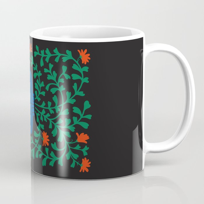 Summer Bloom: Midnight Rain Forest Coffee Mug Gallery Image 1