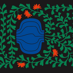Summer Bloom: Midnight Rain Forest Coffee Mug Gallery Image 2