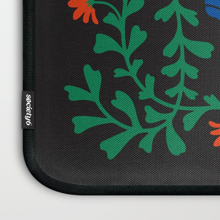 Summer Bloom: Midnight Rain Forest Laptop Sleeve Gallery Image 3