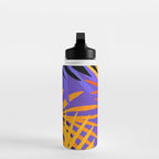 Neon Rainforest - Abstract Pop Art Water Bottle Gallery Image 3