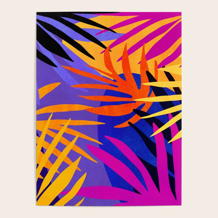 Neon Rainforest - Abstract Pop Art Poster Gallery Image 4