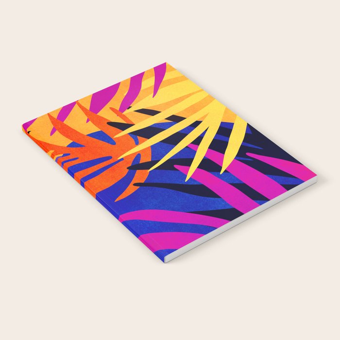 Neon Rainforest - Abstract Pop Art Notebook Gallery Image 2