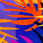 Neon Rainforest - Abstract Pop Art Coffee Mug Gallery Image 2