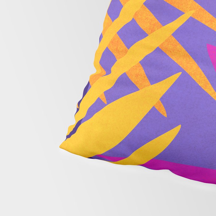 Neon Rainforest - Abstract Pop Art Pillow Sham Gallery Image 4