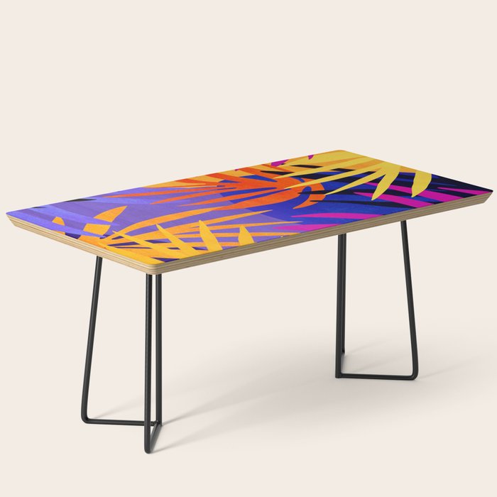 Neon Rainforest - Abstract Pop Art Coffee Table Gallery Image 1