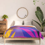Neon Rainforest - Abstract Pop Art Comforter Gallery Image 3
