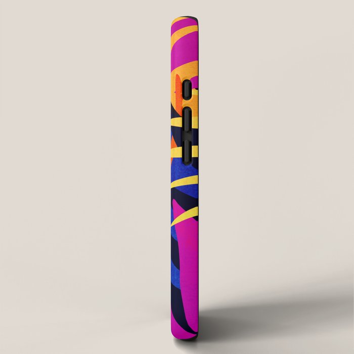 Neon Rainforest - Abstract Pop Art iPhone Case Gallery Image 2