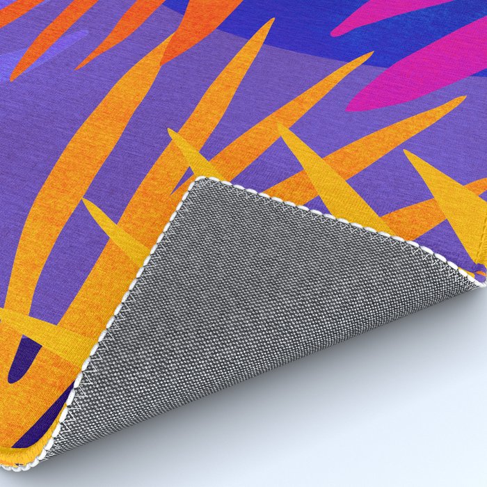 Neon Rainforest - Abstract Pop Art Rug Gallery Image 4
