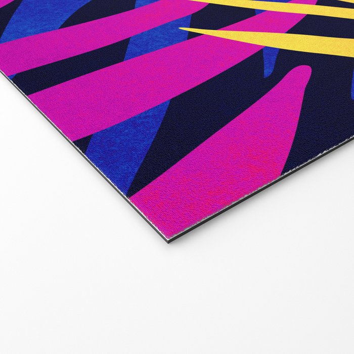 Neon Rainforest - Abstract Pop Art Welcome Mat Gallery Image 2