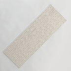 Lines II (Cream Chocolate) Yoga Mat Gallery Image 1