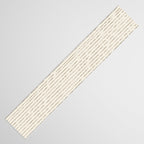 Lines II (Cream Chocolate) Table Runner Gallery Image 3