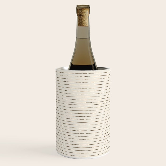 Lines II (Cream Chocolate) Wine Chiller Gallery Image 3