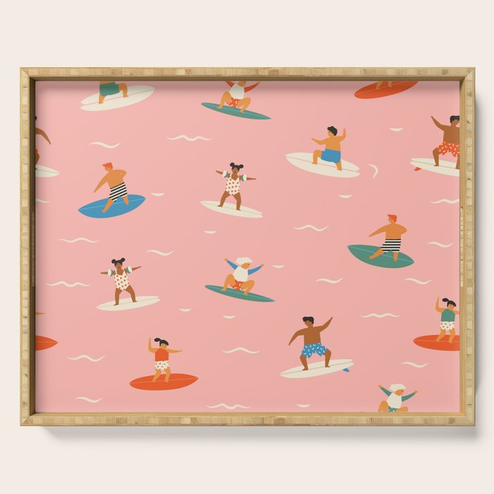 Surf kids Serving Tray Gallery Image 1