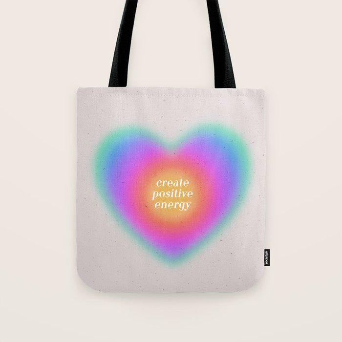 Create Positive Energy Tote Bag Gallery Image 1