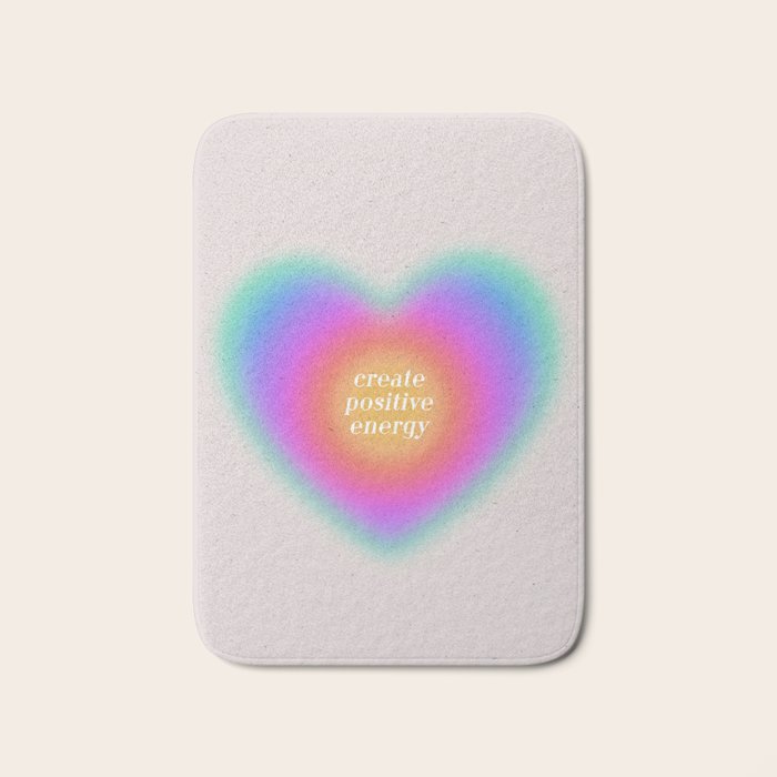 Create Positive Energy Bath Mat Gallery Image 1