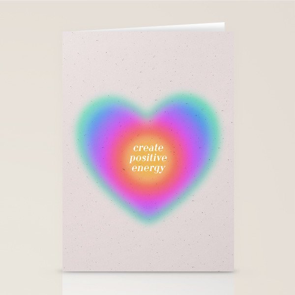 Create Positive Energy Stationery Card Gallery Image 2