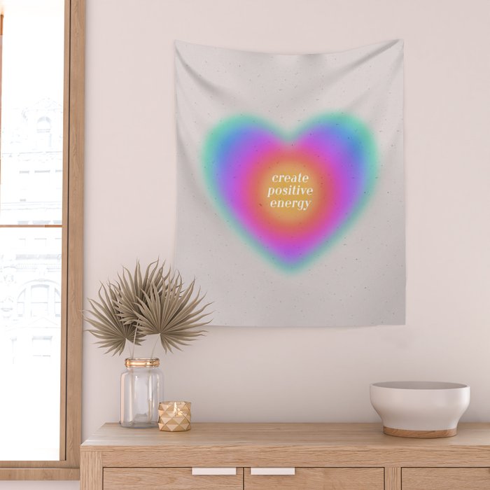 Create Positive Energy Wall Tapestry Gallery Image 2